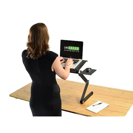 Uncaged Ergonomics WorkezCoolLaptopCoolingStand2Fans3UsbPortMousePadLapDesk, WECb WECB